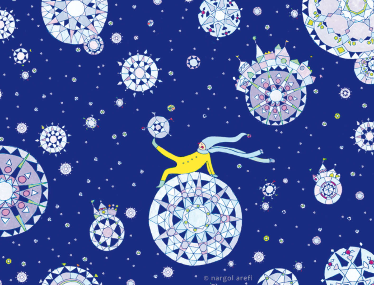 There is a little boy who loves winter. He lives in a far away village that doesn’t get so much snow. Every year when the autumn is ending he dreams about the snow. And every year when that first snow finally arrives he would run outside and play with that beautiful magical snow. Then he would come inside and warm himself up by the fire and drink a cup of hot cocoa. 